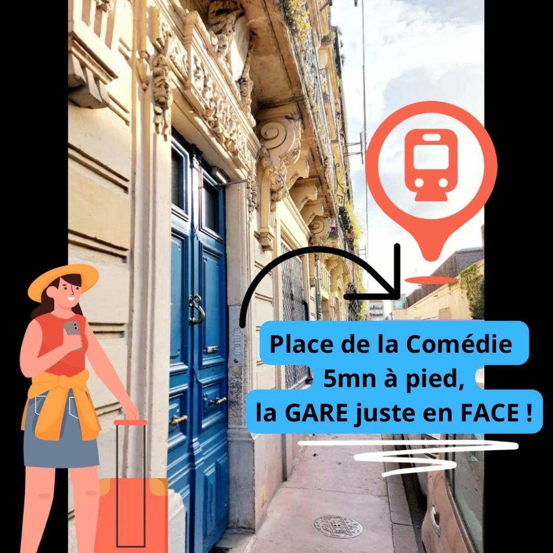 Appart L'Echappee Belle, Centre Historique, Gare Montpellier Kültér fotó